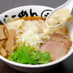 あご正油鶏ワンタン麺