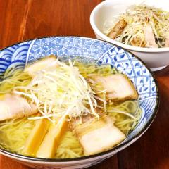 塩中華そば＋ネギちゃ丼セット
