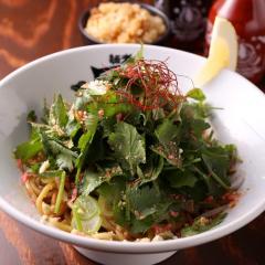 パクパクパクチーまぜそば（追い飯付き）